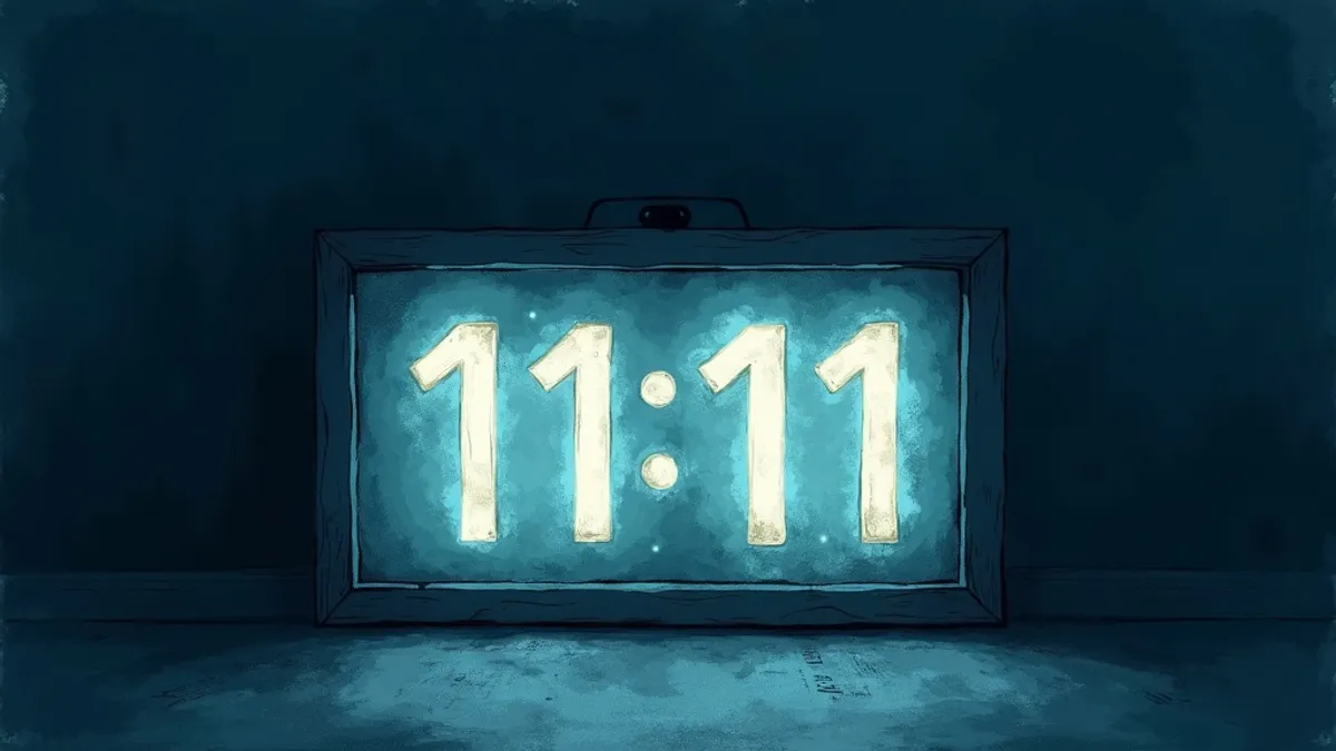 Heures miroir 11:11, 22:22, 13:13 : que signifient-elles ?