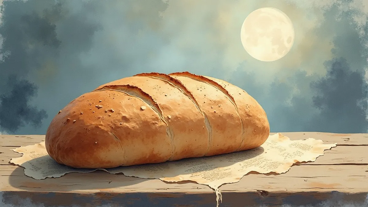 Pain retourné sur la table : origine d'une vieille superstition