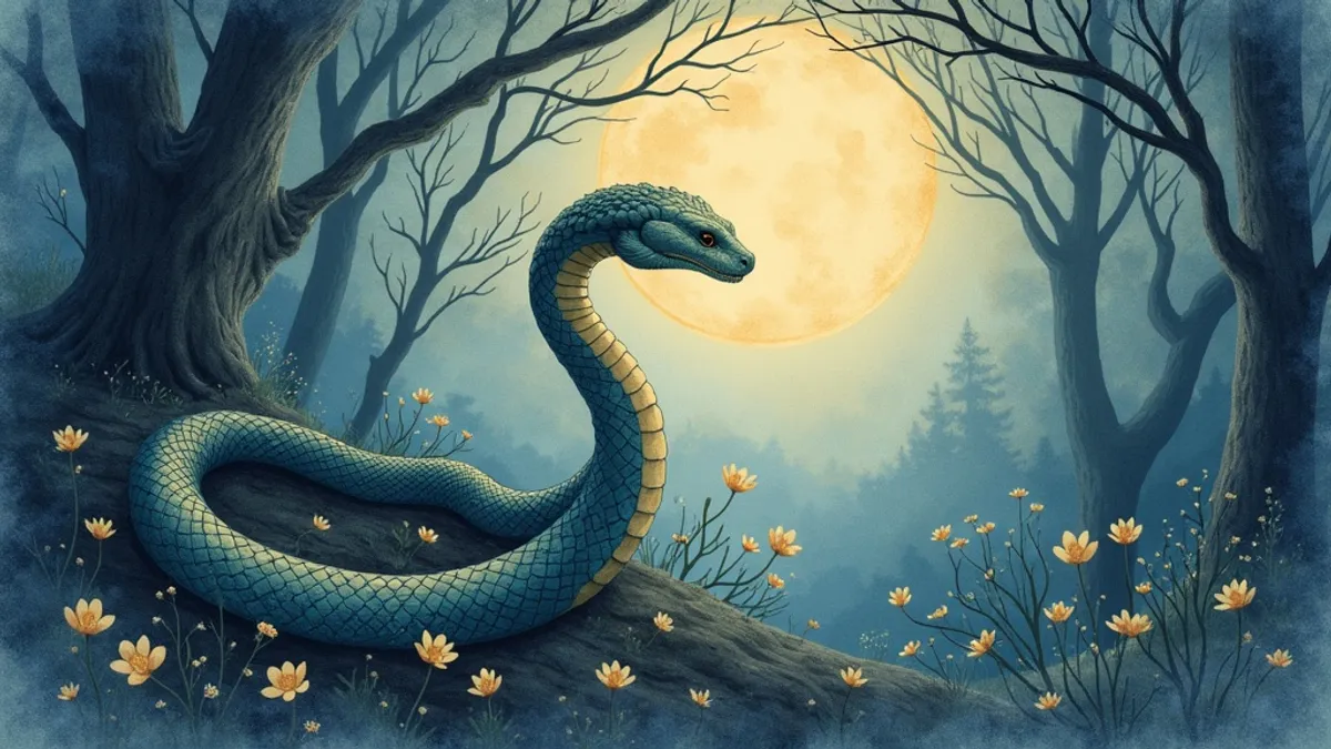 Rêver de serpent : peur, mue intérieure et intuition