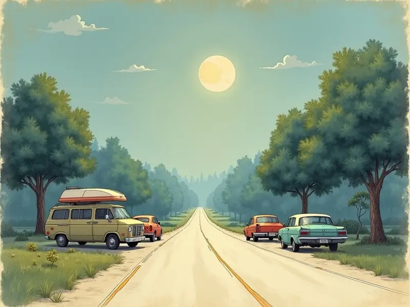 Illustration du rêve : aire d'autoroute