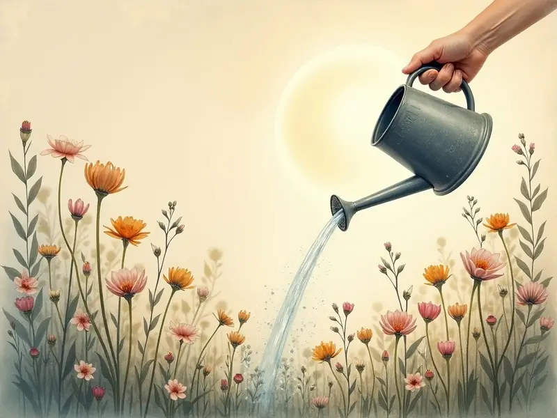 Illustration du rêve : arrosoir