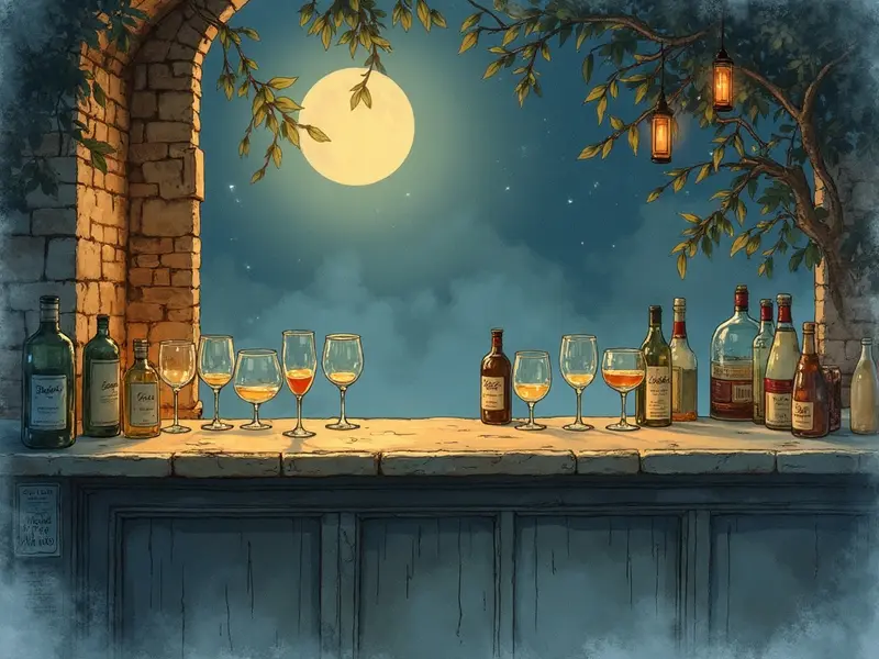 Illustration du rêve : bar