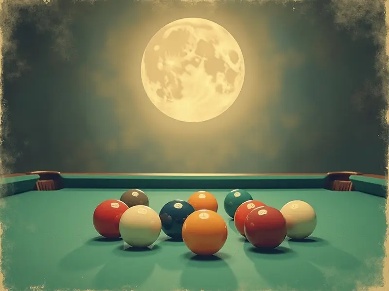 Illustration du rêve : billard