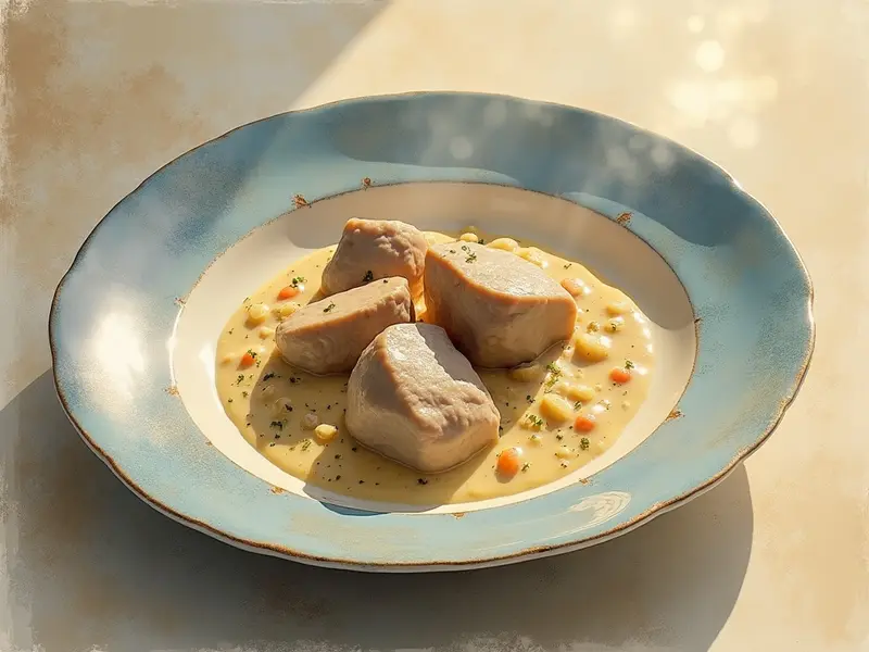 Illustration du rêve : blanquette de veau