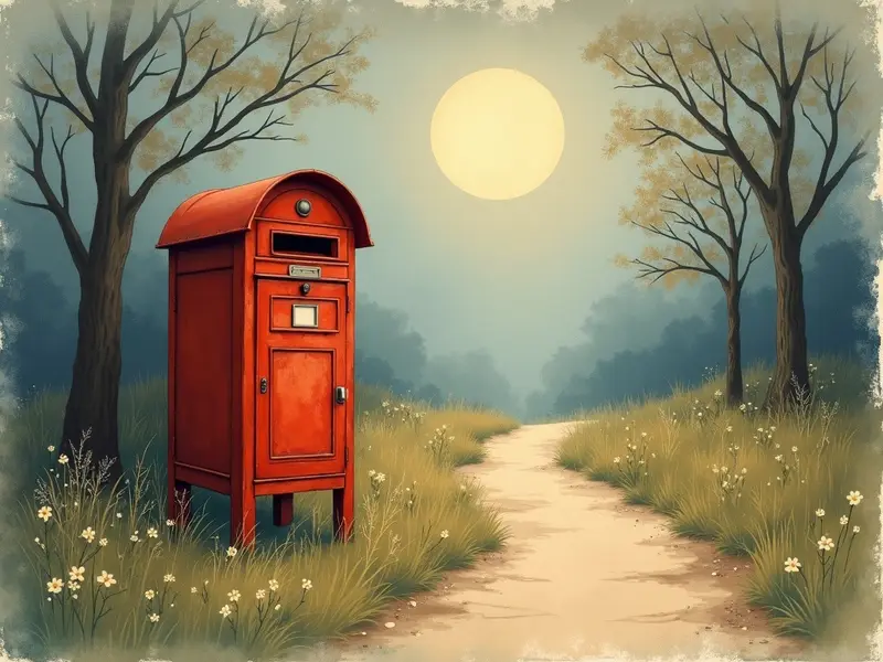 Illustration du rêve : boîte aux lettres