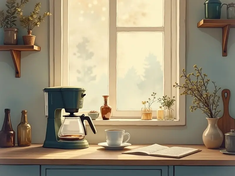 Illustration du rêve : cafetière
