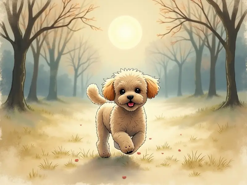 Illustration du rêve : caniche