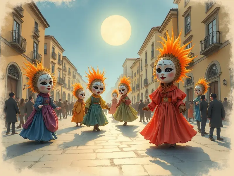 Illustration du rêve : carnaval