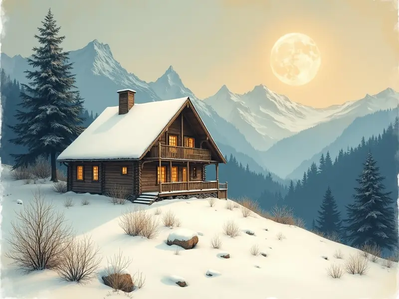 Illustration du rêve : chalet