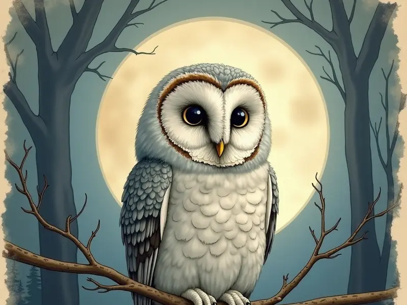 Illustration du rêve : chouette
