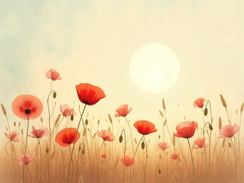 Illustration du rêve : coquelicot