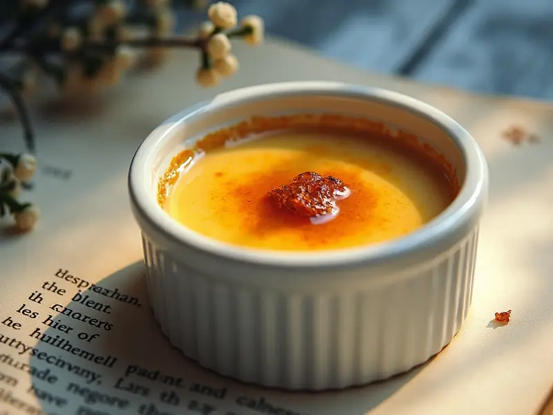 Illustration du rêve : crème brûlée
