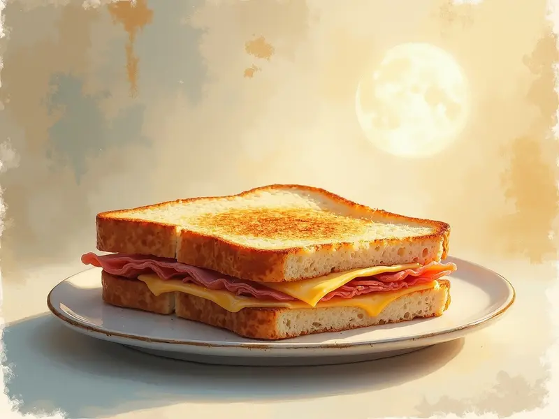 Illustration du rêve : croque-monsieur