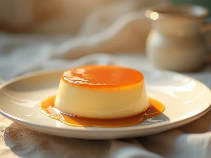 Illustration du rêve : flan