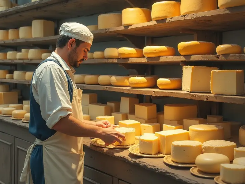 Illustration du rêve : fromager