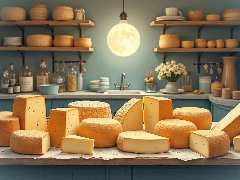 Illustration du rêve : fromagerie