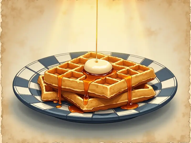 Illustration du rêve : gaufre