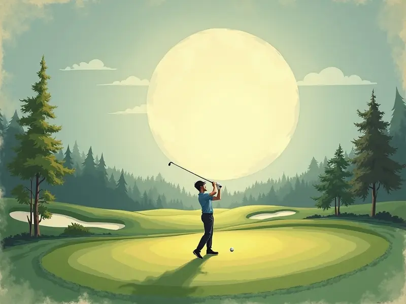 Illustration du rêve : golf