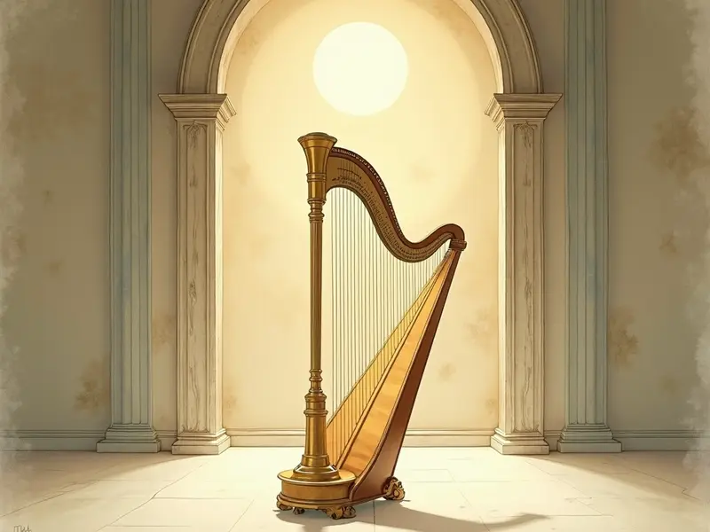 Illustration du rêve : harpe