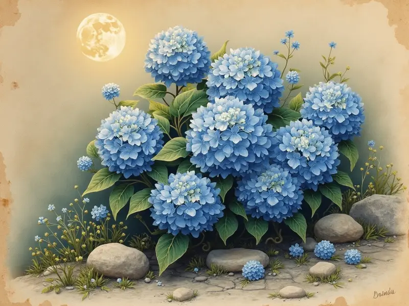 Illustration du rêve : hortensia