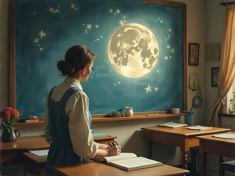 Illustration du rêve : instituteur