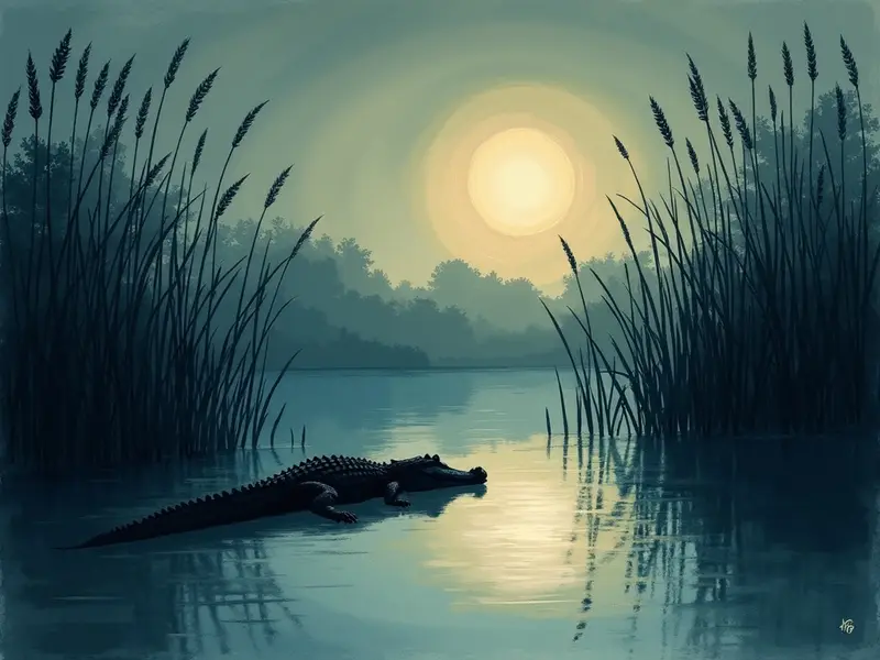 Illustration du rêve : alligator (en islam)