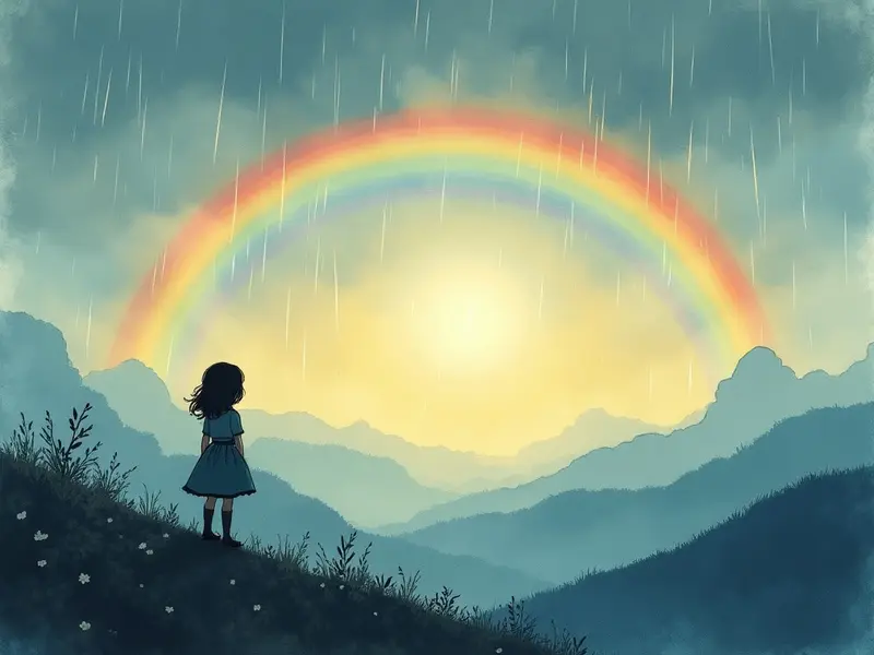 Illustration du rêve : arc-en-ciel (en islam)