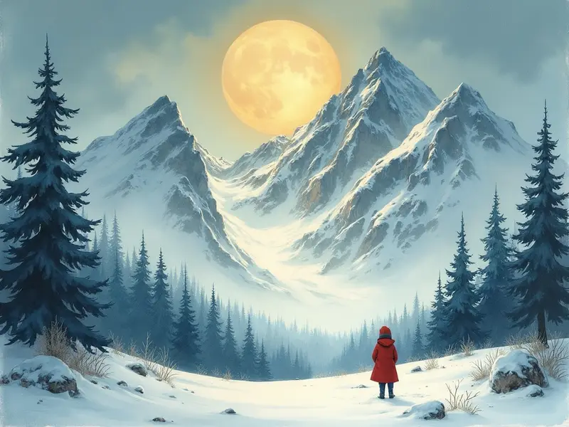Illustration du rêve : avalanche (en islam)