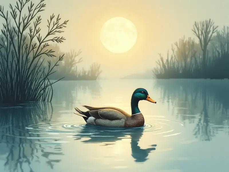Illustration du rêve : canard (en islam)