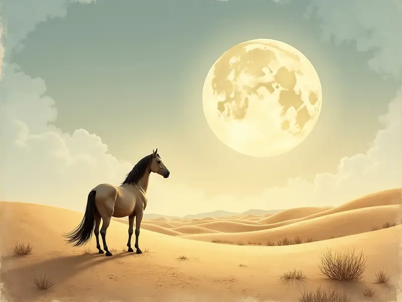 Illustration du rêve : cheval (en islam)
