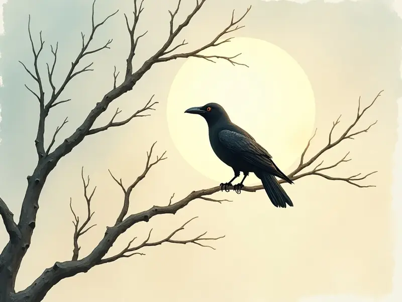 Illustration du rêve : corbeau (en islam)