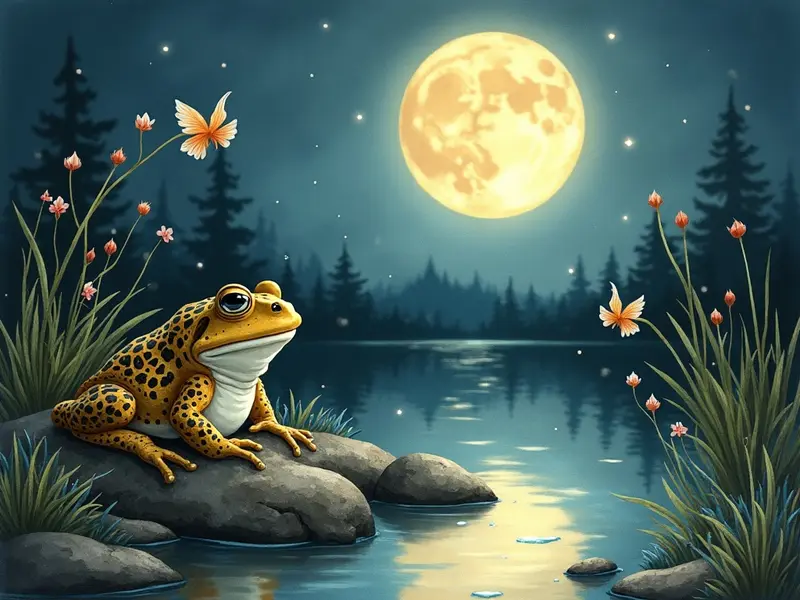 Illustration du rêve : crapaud (en islam)