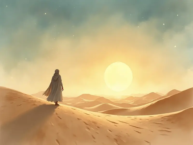 Illustration du rêve : désert (en islam)