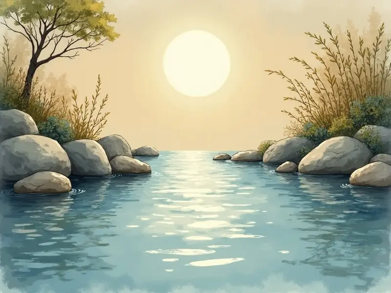 Illustration du rêve : eau (en islam)