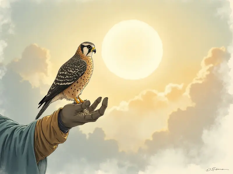 Illustration du rêve : faucon (en islam)