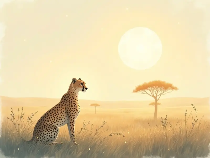 Illustration du rêve : guépard (en islam)