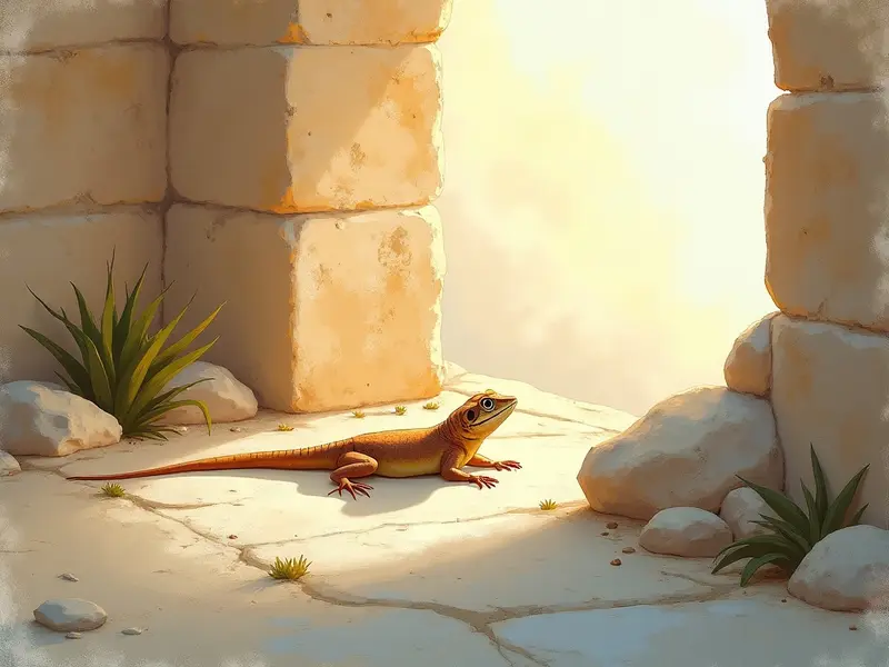 Illustration du rêve : lézard (en islam)