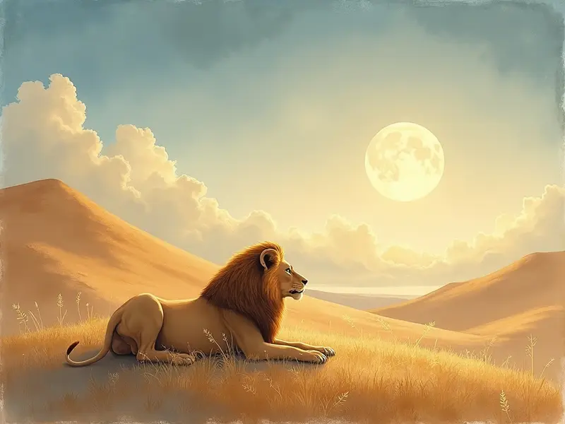 Illustration du rêve : lion (en islam)