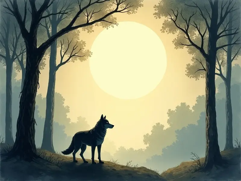 Illustration du rêve : loup (en islam)