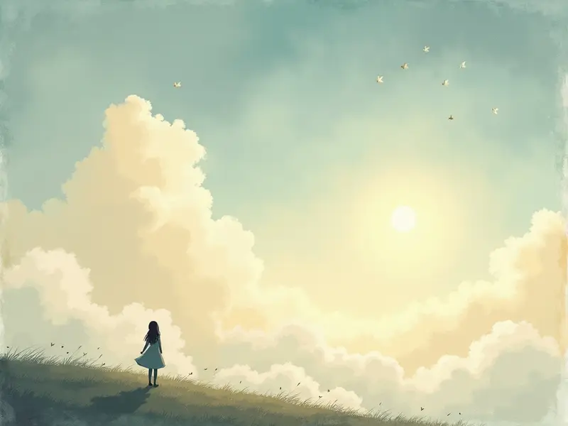 Illustration du rêve : nuages (en islam)