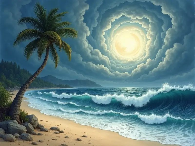 Illustration du rêve : ouragan (en islam)