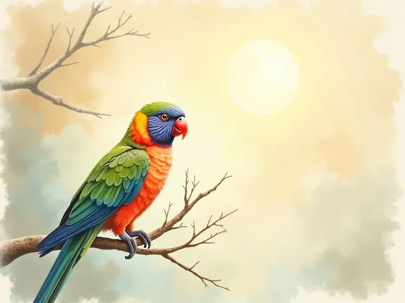 Illustration du rêve : perroquet (en islam)