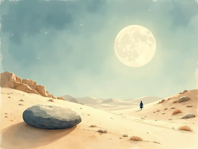 Illustration du rêve : pierre (en islam)