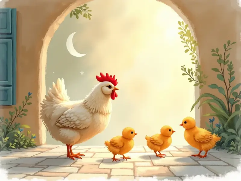 Illustration du rêve : poule (en islam)