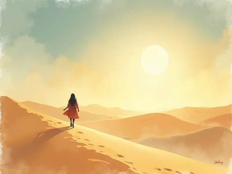 Illustration du rêve : sable (en islam)