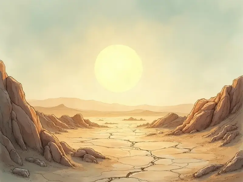 Illustration du rêve : sécheresse (en islam)