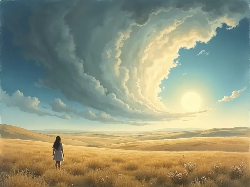 Illustration du rêve : tornade (en islam)