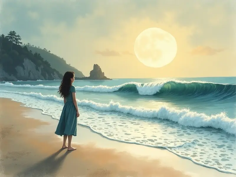 Illustration du rêve : vague (en islam)