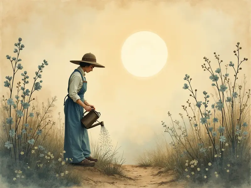 Illustration du rêve : jardinier