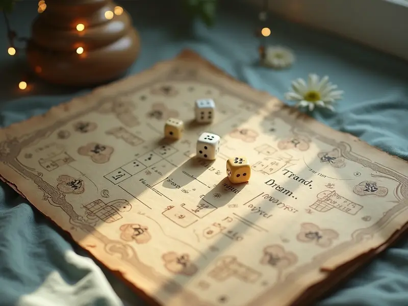 Illustration du rêve : jeu de société